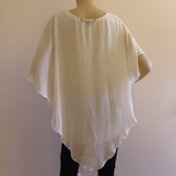 IVORY EMBROIDED TUNIC TOP - Picture 3 of 6